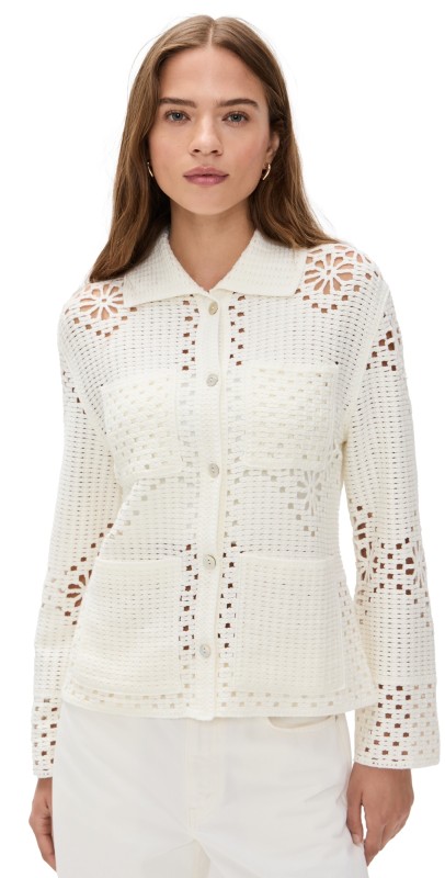 RAILS Patmos Cardigan Ivory