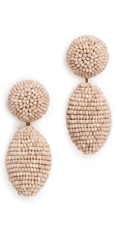 Deepa Gurnani Deepa Gurnani Lashana Earrings Beig