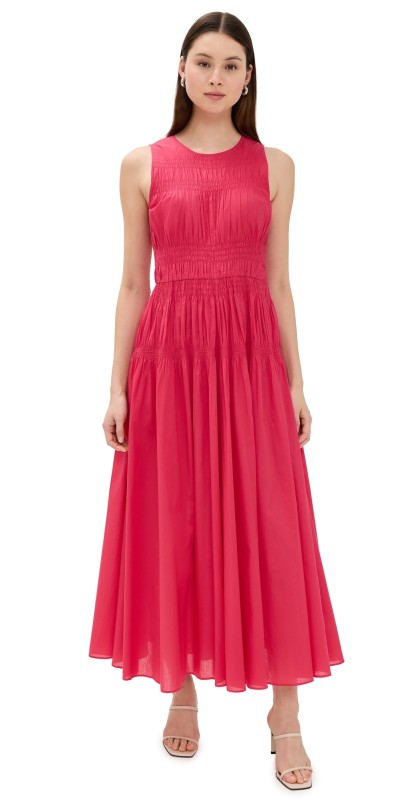 Apiece Apart Fabiana Maxi Dress Berry