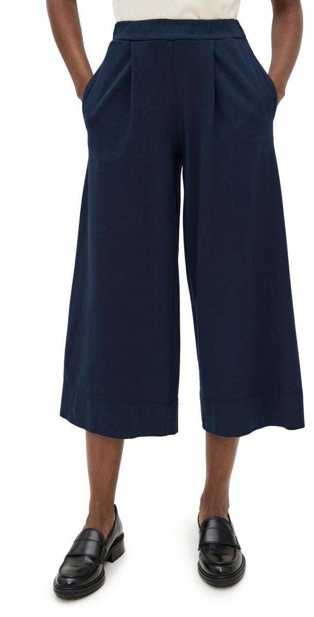 Stateside Ponte Culottes New Navy