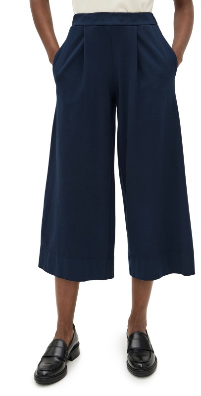 Stateside Ponte Culottes New Navy