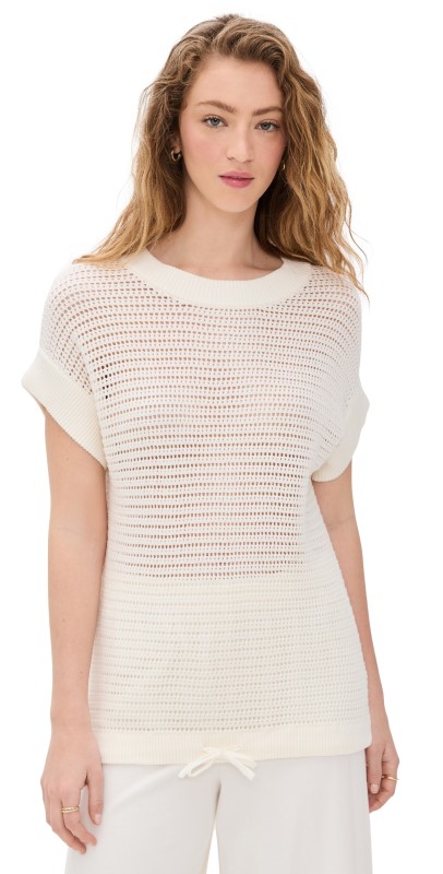 Varley Corvallis Knit Sweater Egret