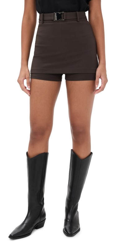 ALIGNE Brianna Ponte Skort Chocolate