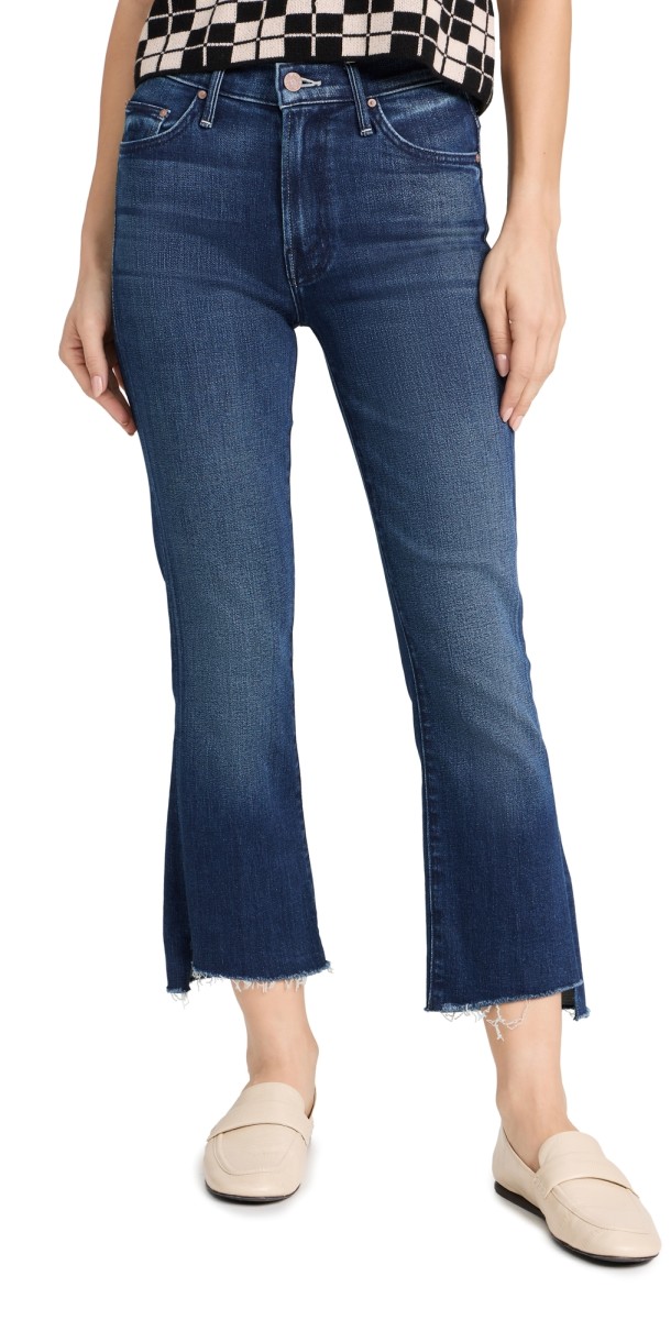 MOTHER The Insider Crop Step Fray Jeans Sake to Me