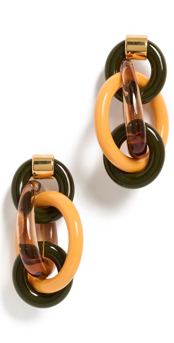 Rachel Comey Olly Earrings Seaweed Mult