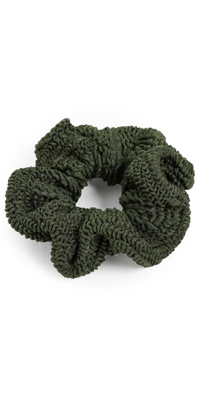 Hunza G Scrunchie Metallic Khak