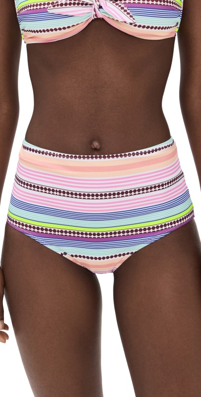 lemlem Elsi High Waist Bottoms Cirq Citrus