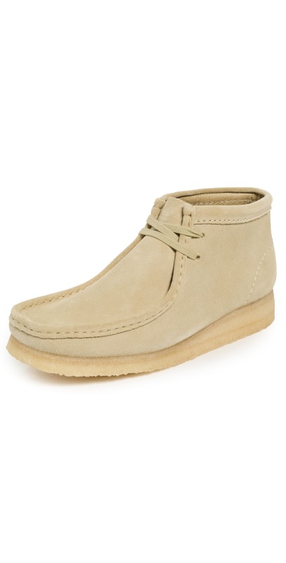 Clarks Wallabee Boots Maple Suede
