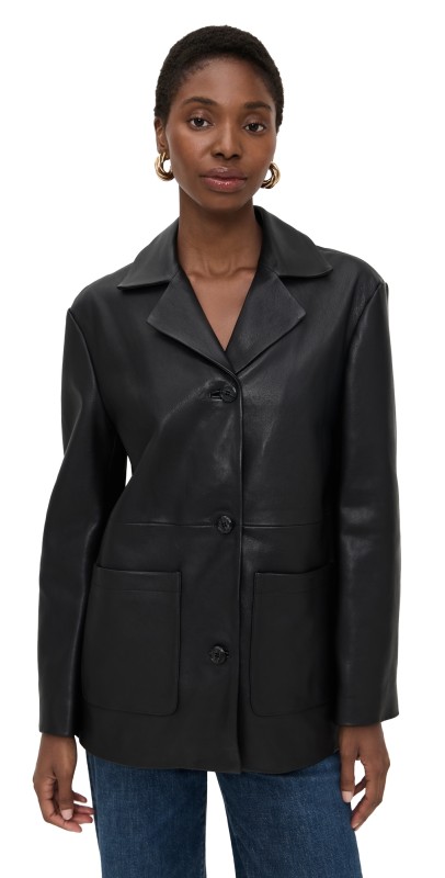 Renggli Leather Blazer Ink