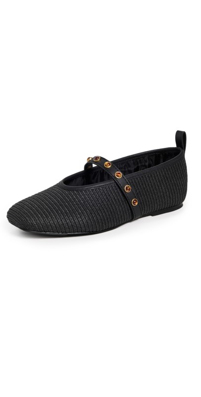 rag & bone Cabochon Spire Mary Janes Black
