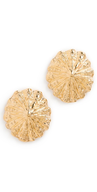 Jennifer Behr Limpet Earrings Gold