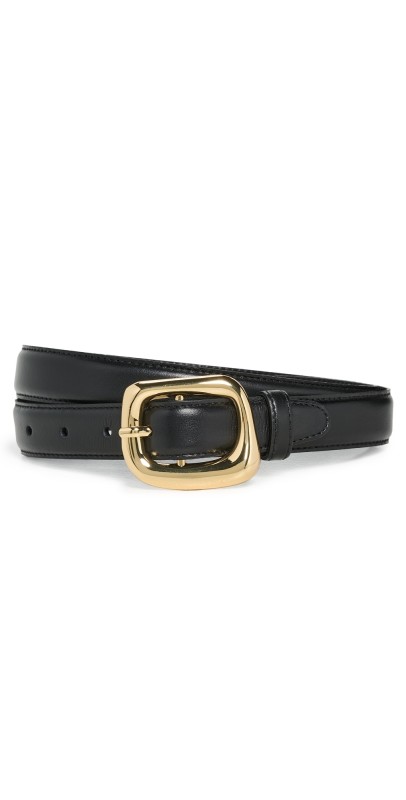FRAME The Organic Buckle Belt Black