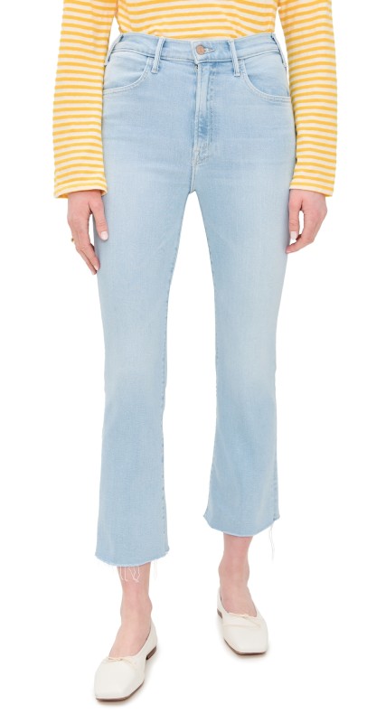 MOTHER The Hustler Ankle Fray Jeans Ball's In Your Court