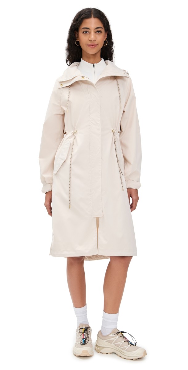 Varley Tybalt Long Rain Parka Birch