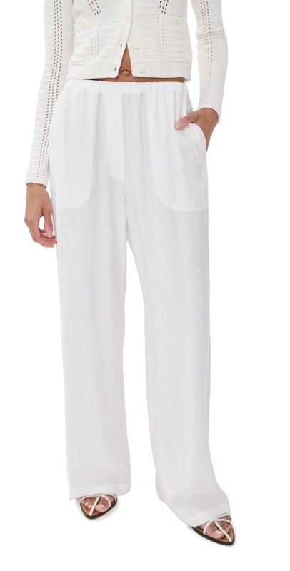 Sablyn Lenon Utility Pull On Pants White
