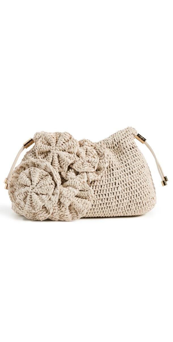 Ulla Johnson Lali Floral Pouch Cowr