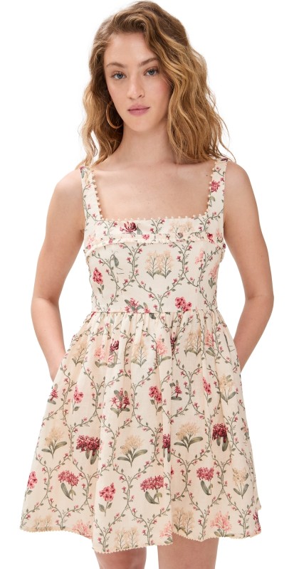 Agua by Agua Bendita Barbara Mini Orquidea Dress Multicolor
