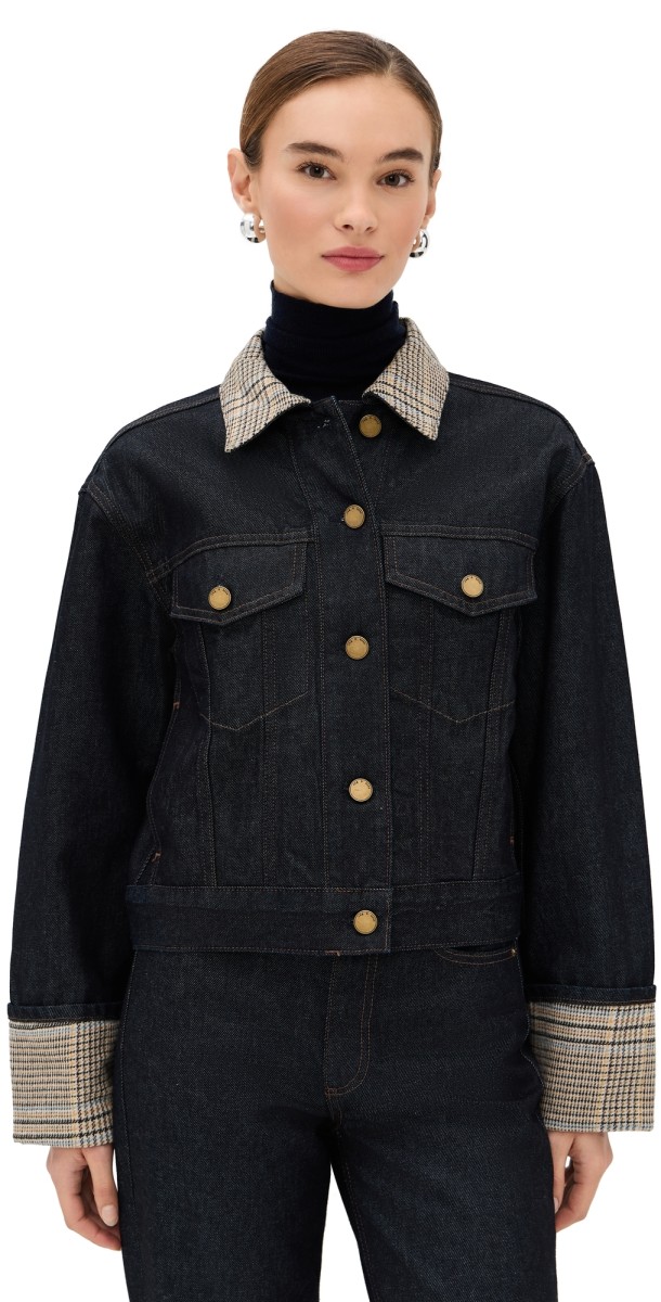 rag & bone Harriet Denim Trucker Jacket Twrco