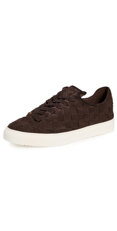 Sam Edelman Poppy Woven Sneakers Cafe Noir