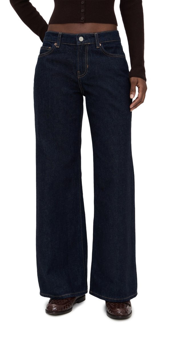 Reformation Cary Slouchy Wide Leg Jeans Ondine