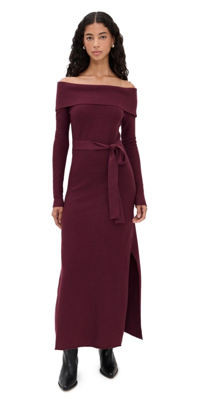 Splendid Splendid x Cella Jane Sweater Dress Rosewood/Row
