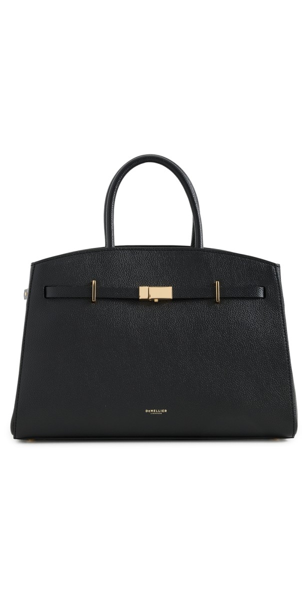 DeMellier Midi Hudson Handbag Black