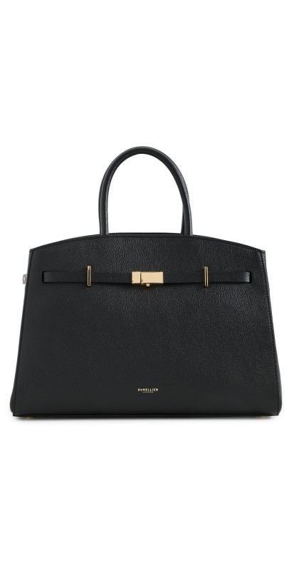 DeMellier Midi Hudson Handbag Black
