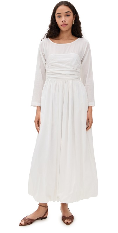 La Maregold Delfina Dress White