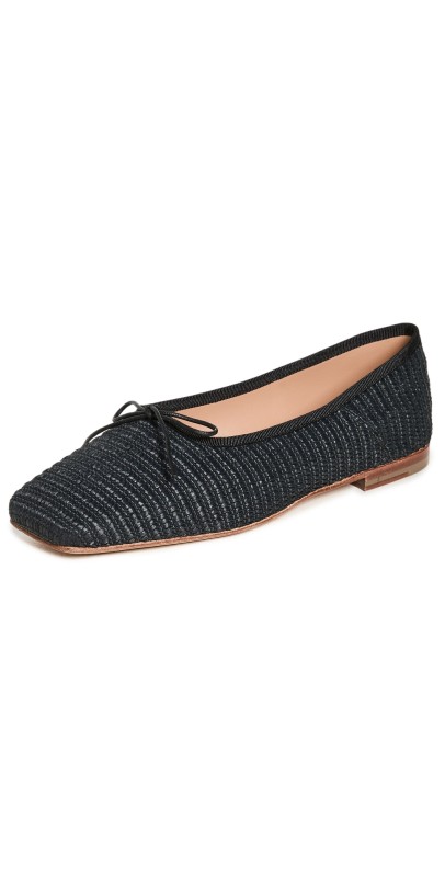 Mansur Gavriel Square Ballerina Flats Black