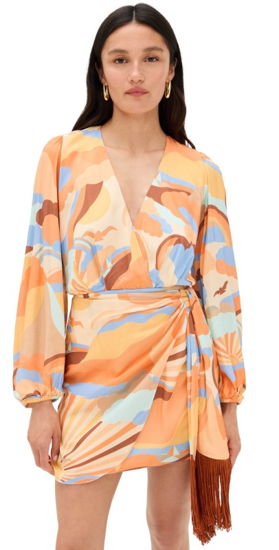 Dress To Dress In Sunset Print Sunset Print