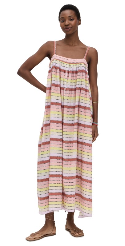 lemlem Eda Slip Dress Meskel Citron
