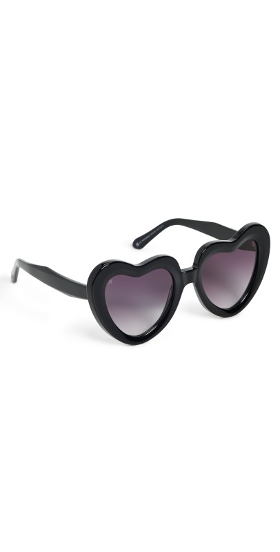 Jimmy Fairly Coeur Sunglasses Black