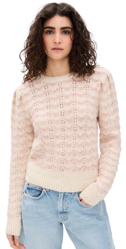 ASTR the Label Jaylani Sweater Pink Oatmeal
