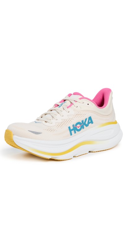 HOKA Bondi 9 Sneakers Alabaster/Birch