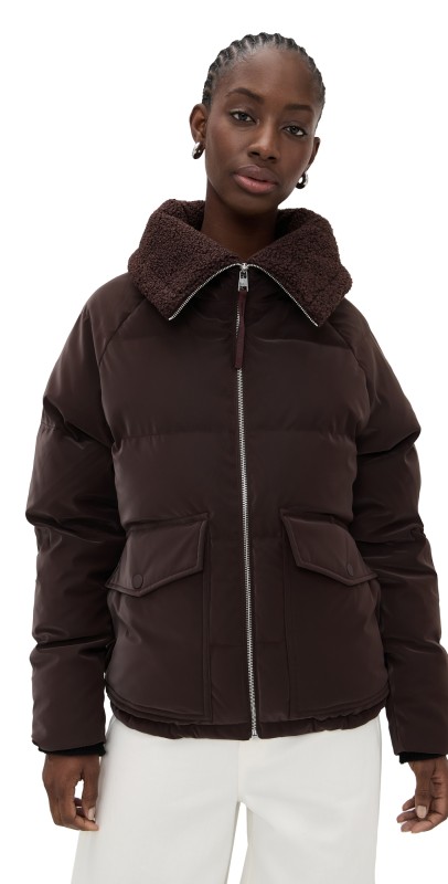 Varley Roseville Down Jacket Coffee Bean