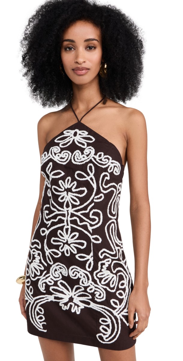 Hemant and Nandita Short Dress Brown