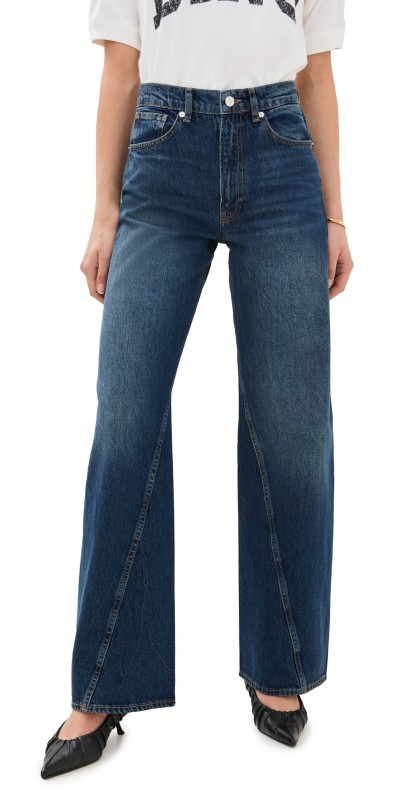 ANINE BING Brie Blue Depth Jeans Navy