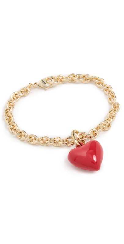 Roxanne Assoulin The Mini Happy Heart Bracelet Red