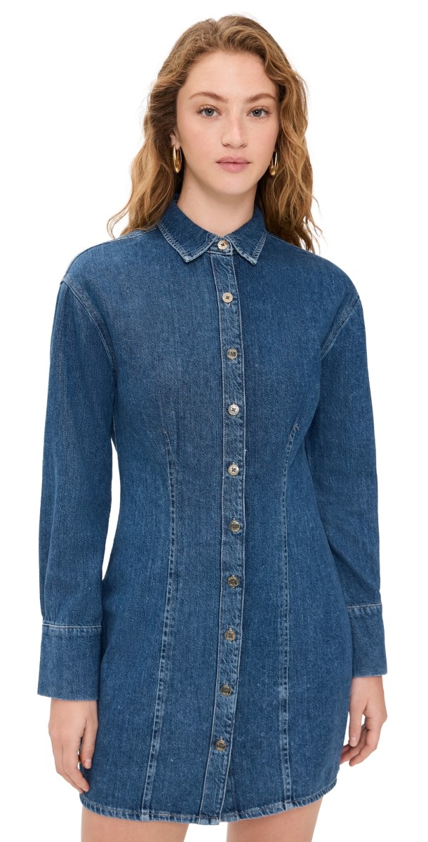 DL1961 DL Aura Lisette Denim Dress Seagate