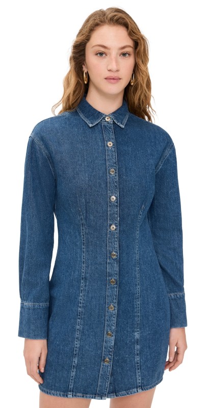 DL1961 DL Aura Lisette Denim Dress Seagate