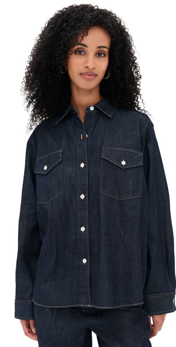 Jenni Kayne Colt Shirt Dark Denim