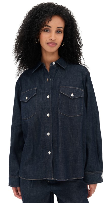 Jenni Kayne Colt Shirt Dark Denim