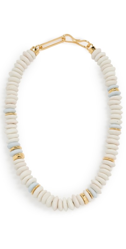Lizzie Fortunato Laguna Necklace In White Whit