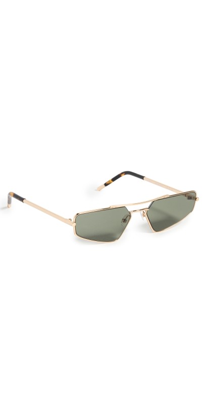 Jenny Bird The Pilot Sunglasses Gold/Gr