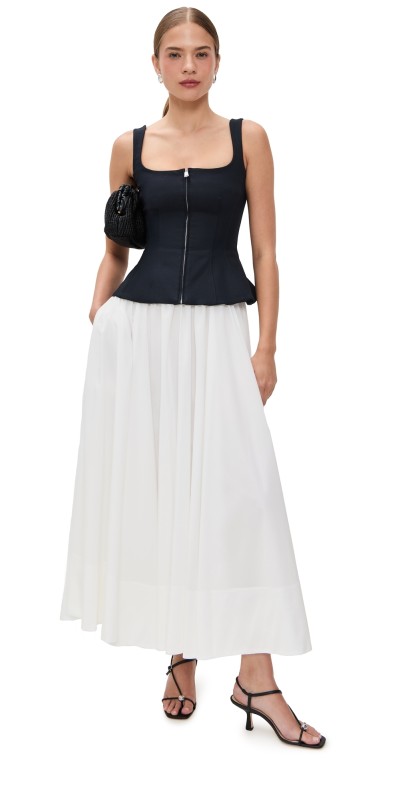 SIMKHAI Jolynn Combo Dress Black multi