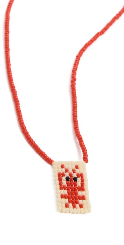 Anni Lu You're My Lobster Necklace Red