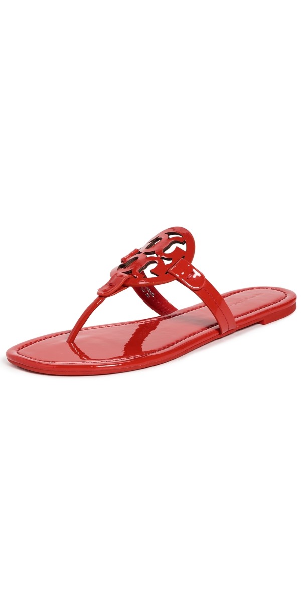 Tory Burch Miller Sandals Blazing Red
