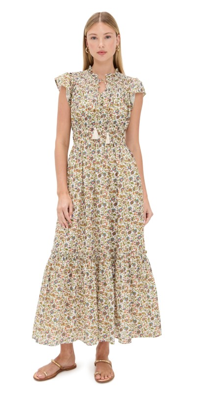 Cleobella Indira Ankle Dress Vita Floral Print