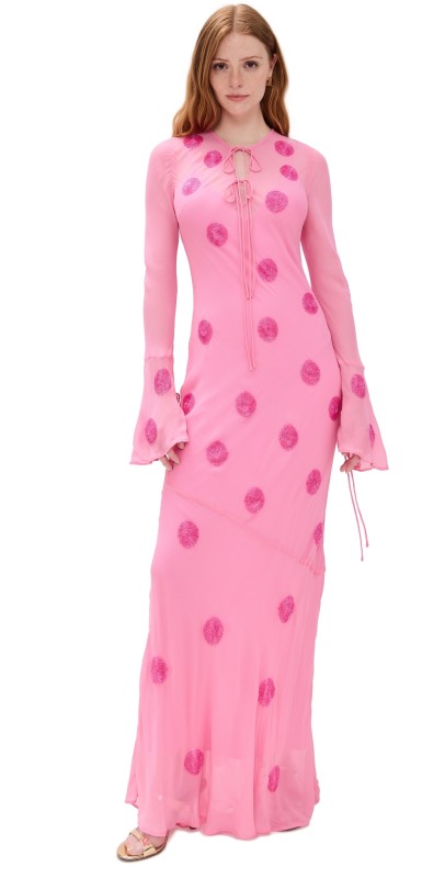 The Wolf Gang Sanja Maxi Dress Candy