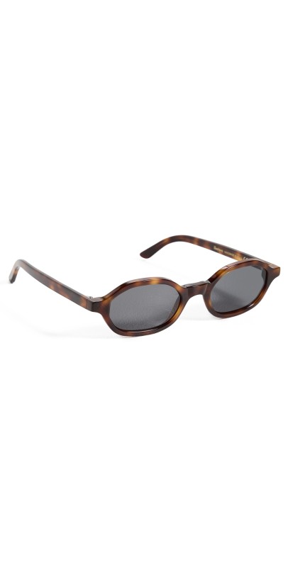 Illesteva Munich Havana with Grey Flat Lenses Havana w/ Grey Flat Lenses